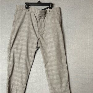 Men's Gray Checkered Pants